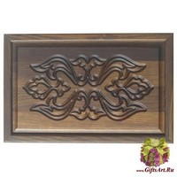 Резные дорожные нарды из массива мореного дуба &quot;Саламандра&quot;