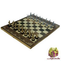 Шахматы исторические &quot;Полтава&quot; с фигурами из покрашенного цинкового сплава