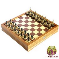 Шахматы малые &quot;Крестоносцы&quot; чернение