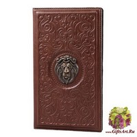 Визитница настольная «Лев»