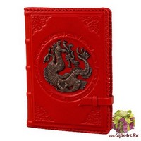 Ежедневник А5 «Дракон» красный