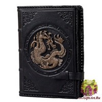 Ежедневник А5 «Дракон» чёрный