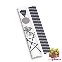 Палочки фибра для ароматического диффузора 20 см черные Bago home