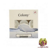 Свежий лён Набор чайных свечей (9 шт.) Wax Lyrical