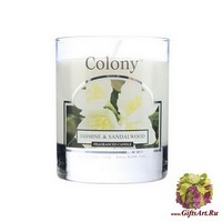 Жасмин и сандаловое дерево Ароматическая свеча Wax Lyrical