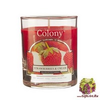 Сочная клубника Ароматическая свеча мал. Wax Lyrical