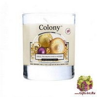 Новогодняя карамель Ароматическая свеча Wax Lyrical