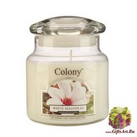Белая магнолия Ароматическая свеча средняя Wax Lyrical