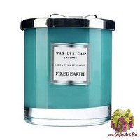 Зеленый чай и бергамот Ароматическая свеча большая Wax Lyrical