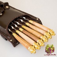 Шашлычный набор «Стрелецкий» на 6 шампуров