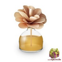 Амбра и ваниль Ароматический диффузор с цветком 200 мл. Muha`