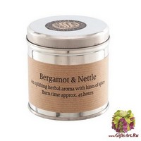 Бергамот с крапивой Ароматическая свеча в металле St Eval candle co.