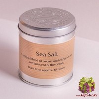 Морская соль Свеча в металле St Eval candle co.