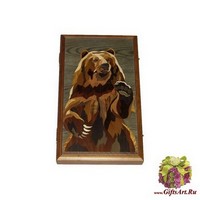 Эксклюзивные нарды &quot;Медведь на задних лапах&quot;