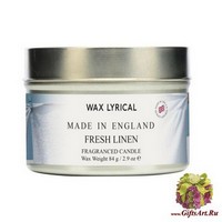 Лен Свеча в металле Wax Lyrical
