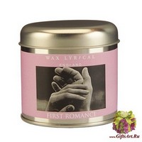 Первая любовь свеча в металле Wax Lyrical